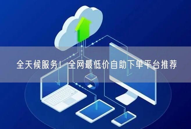 全天候服务!全网最低价自助下单平台推荐
