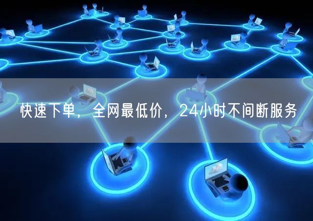 快速下单,全网最低价,24小时不间断服务